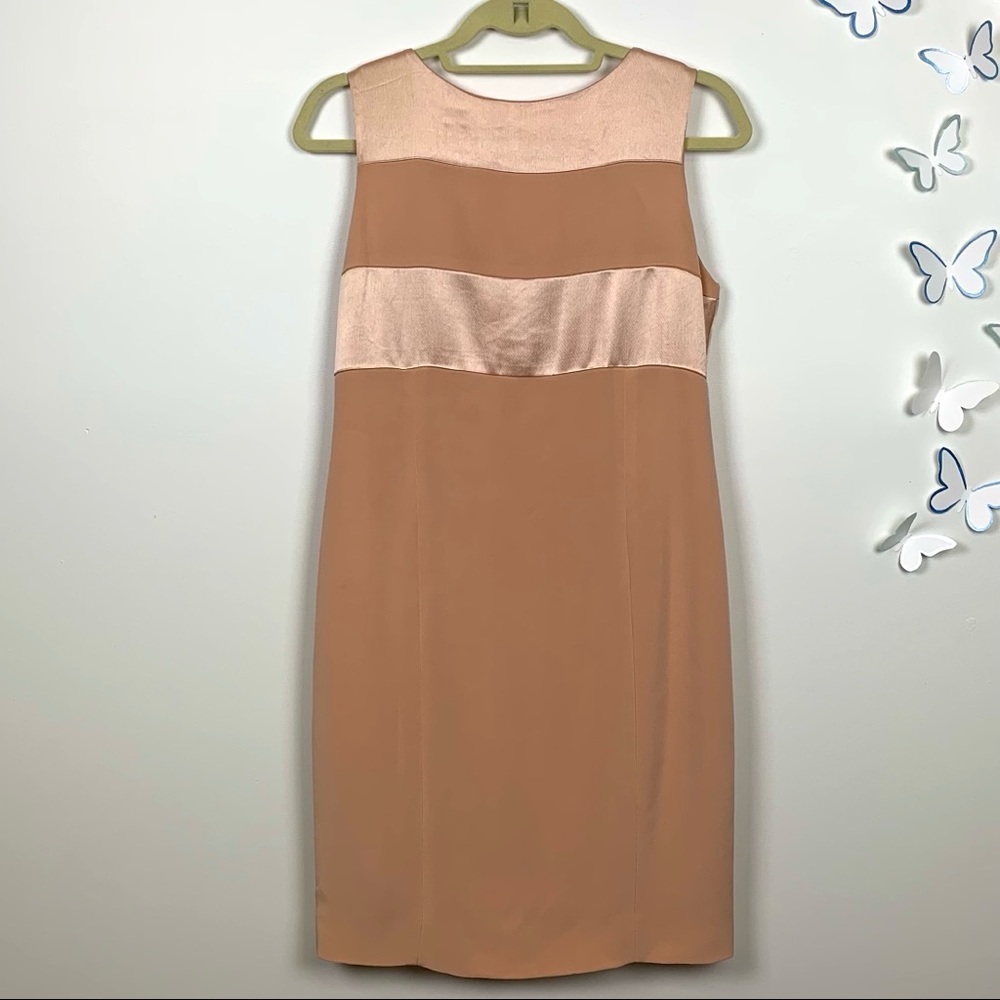 Vintage Jones New York Petite Formal Striped Dress